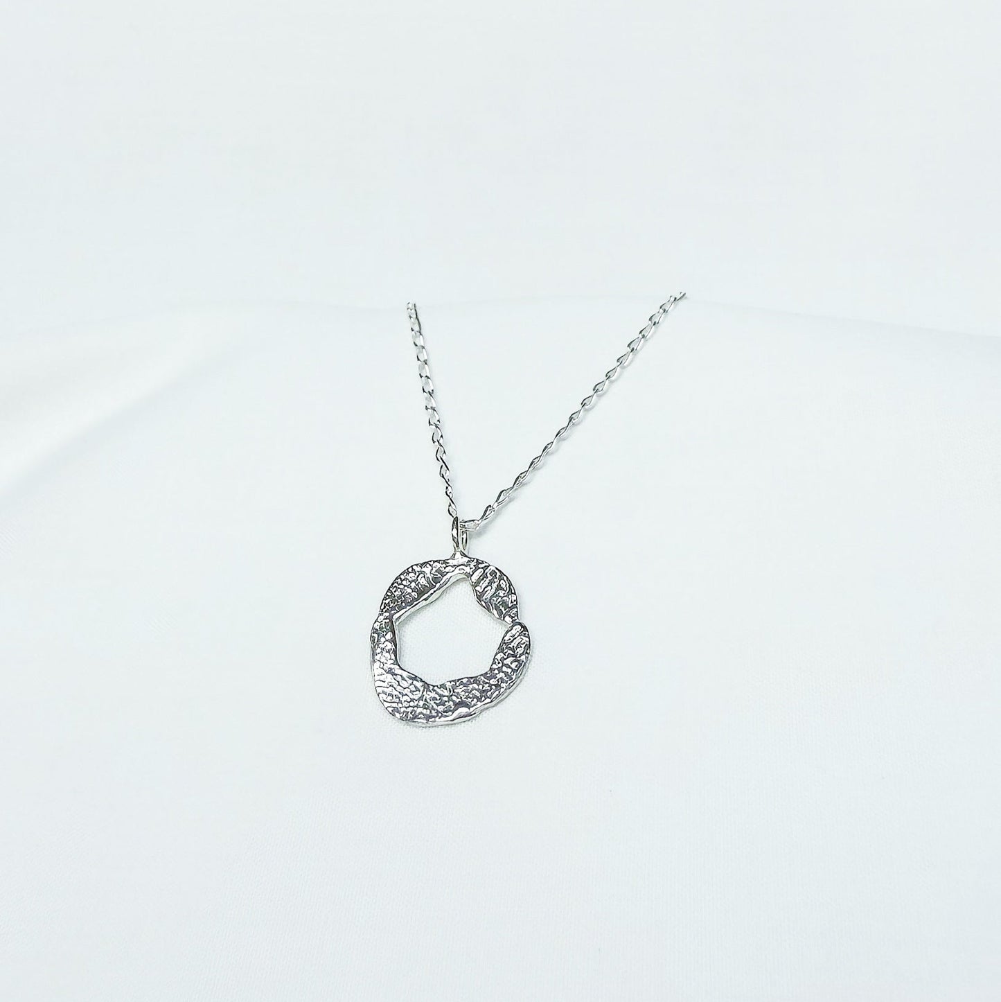 cuttlefish circle necklace