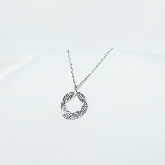 cuttlefish circle necklace