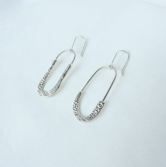 Cuttlefish Paperclip Earrings