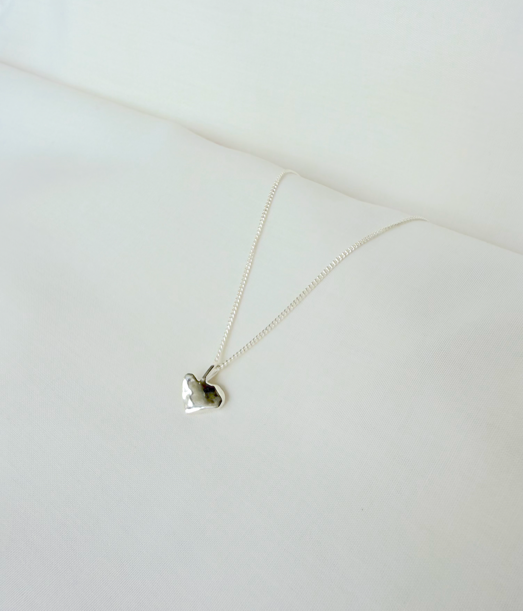 Abalone Mandala Heart Necklace