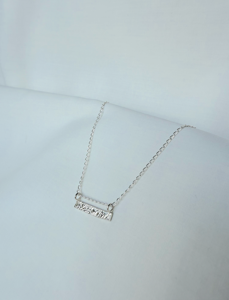 Cuttlefish Horizon Bar Necklace