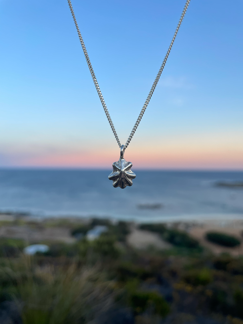 Star Pewter Shell Necklace