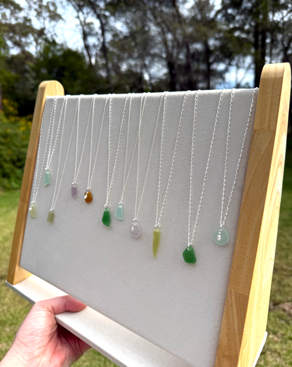 Minimal Sea Glass Necklaces - Batch 2