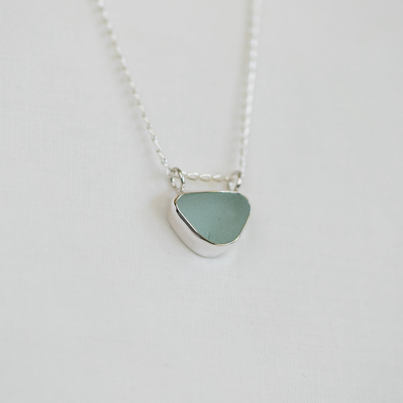 Double Bail Sea Glass Necklaces