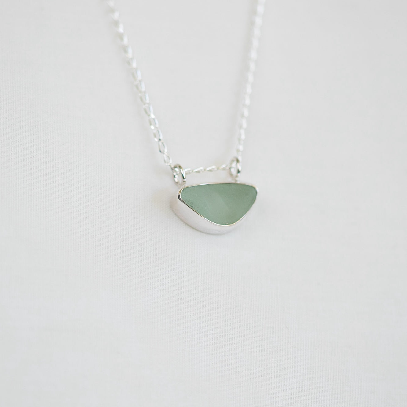 Double Bail Sea Glass Necklaces