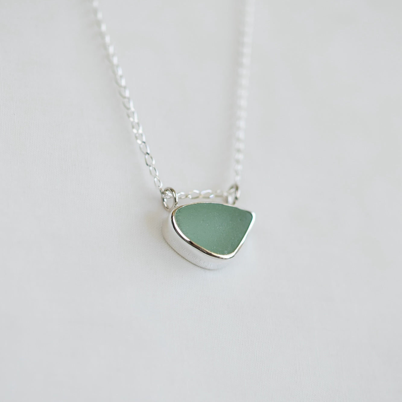 Double Bail Sea Glass Necklaces