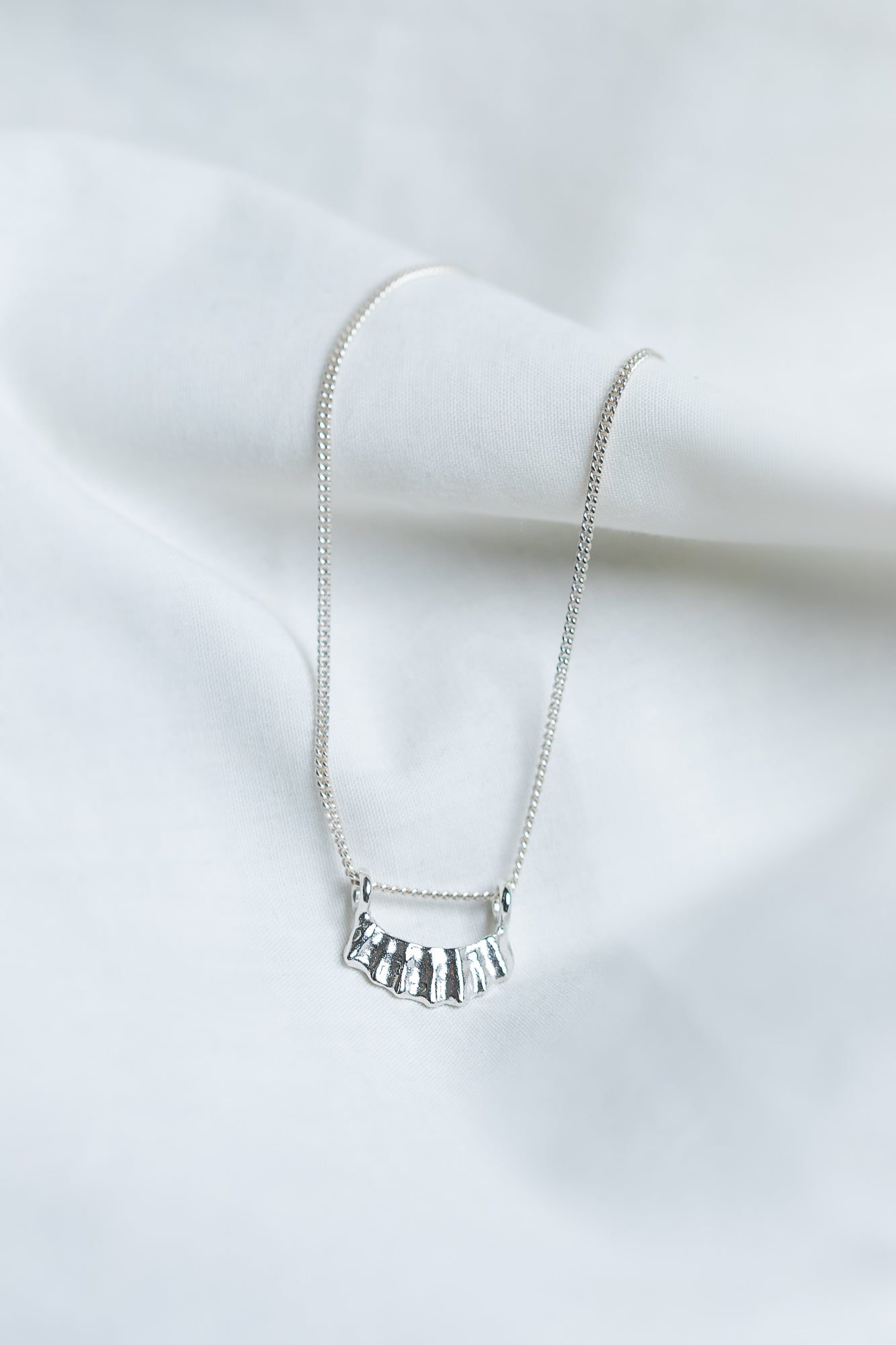 Rays at Dawn Necklace - silver