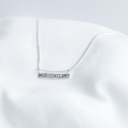 Cuttlefish Horizon Bar Necklace