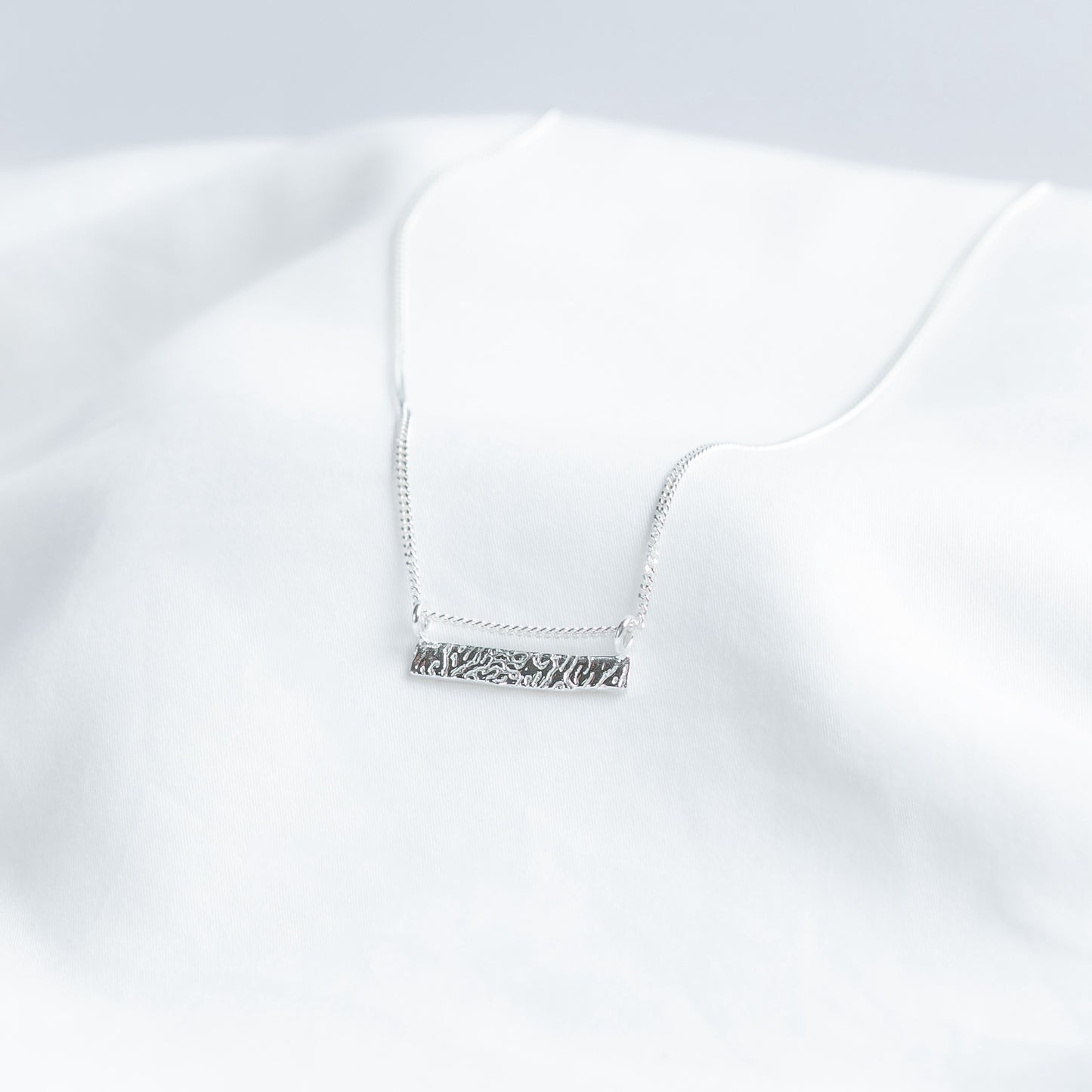 Cuttlefish Horizon Bar Necklace