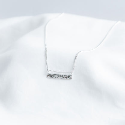 Cuttlefish Horizon Bar Necklace