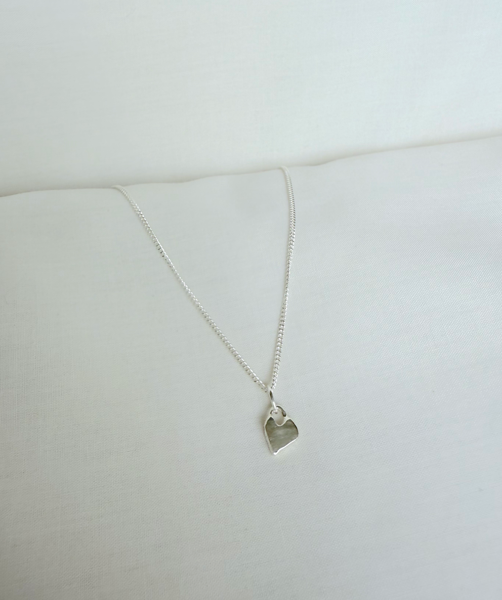 Cuttlefish Channels Mini Heart Necklace