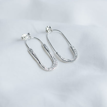Cuttlefish Paperclip Earrings