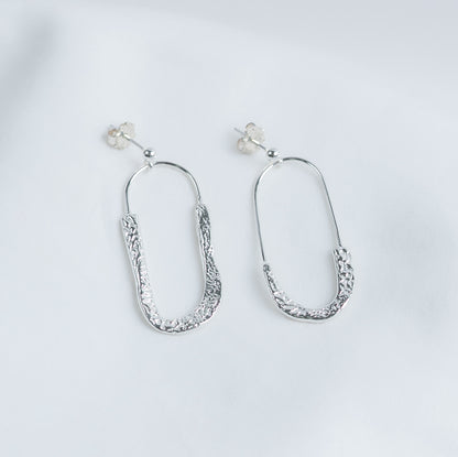 Cuttlefish Paperclip Earrings