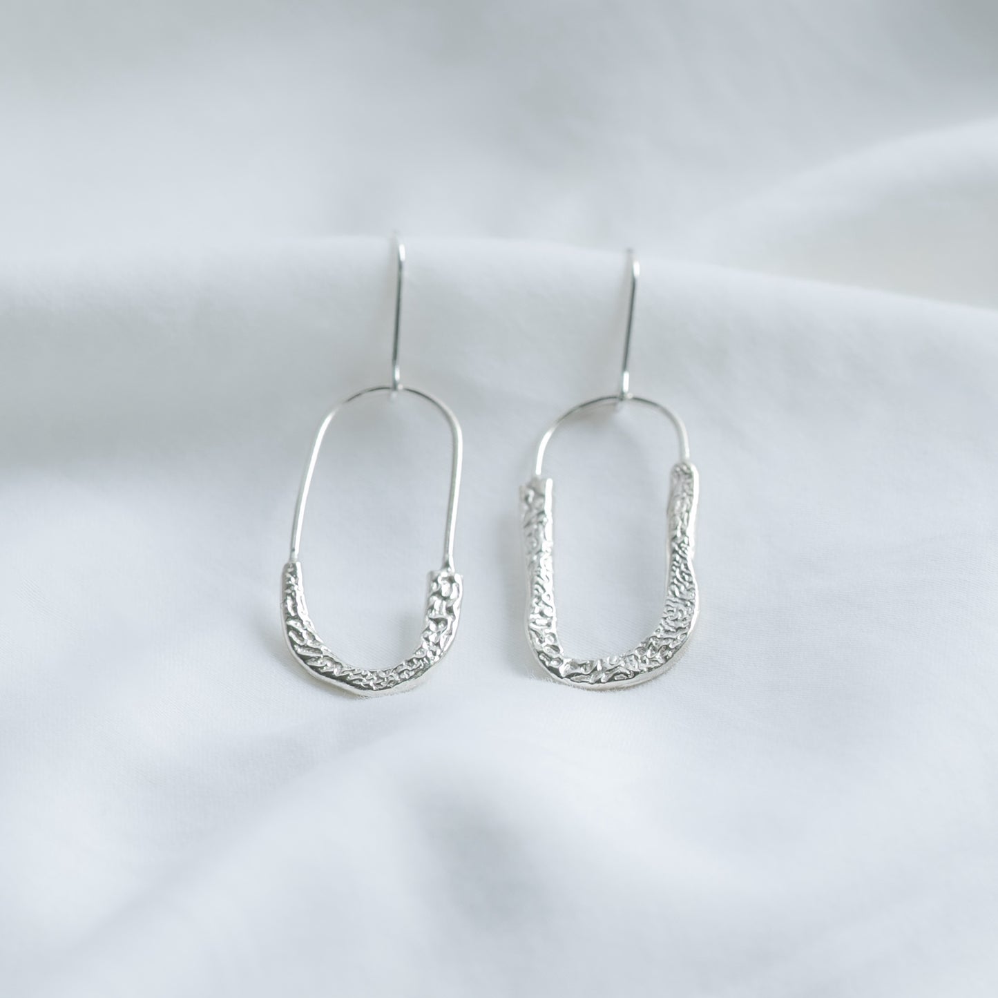 Cuttlefish Paperclip Earrings