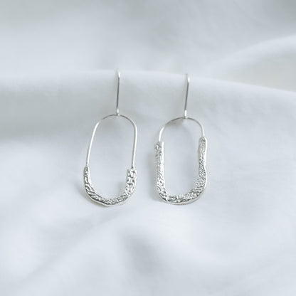 Cuttlefish Paperclip Earrings