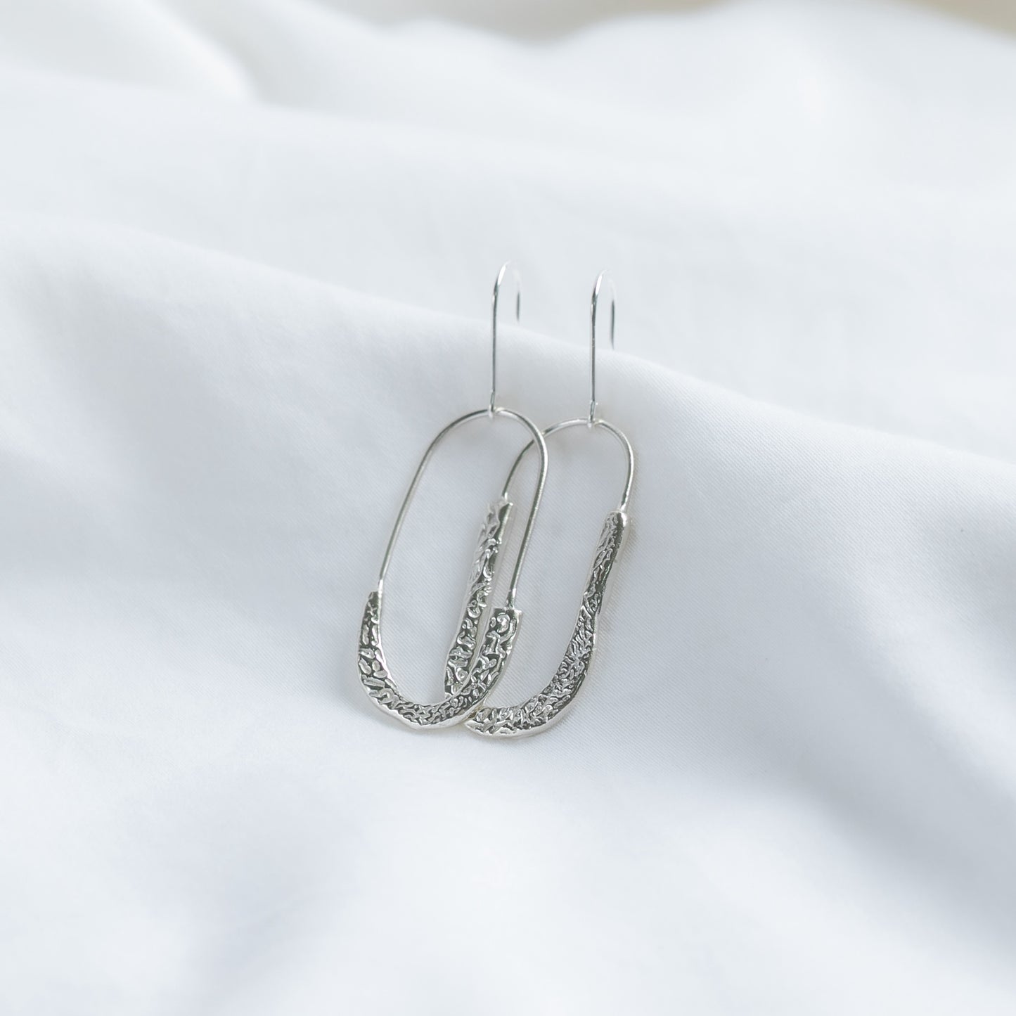 Cuttlefish Paperclip Earrings