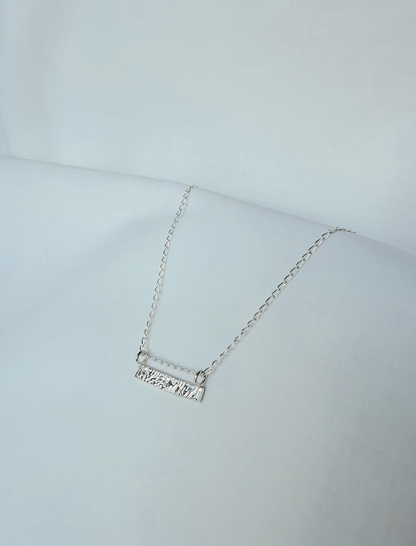 Cuttlefish Horizon Bar Necklace