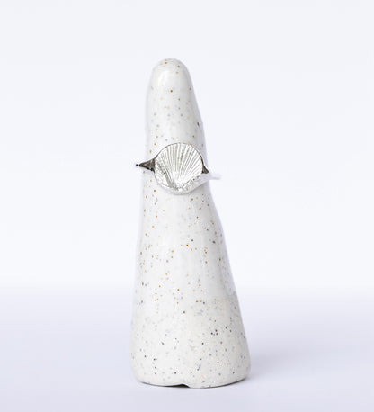 Scallop Signet Ring