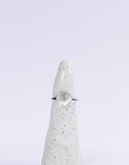 Scallop Signet Ring