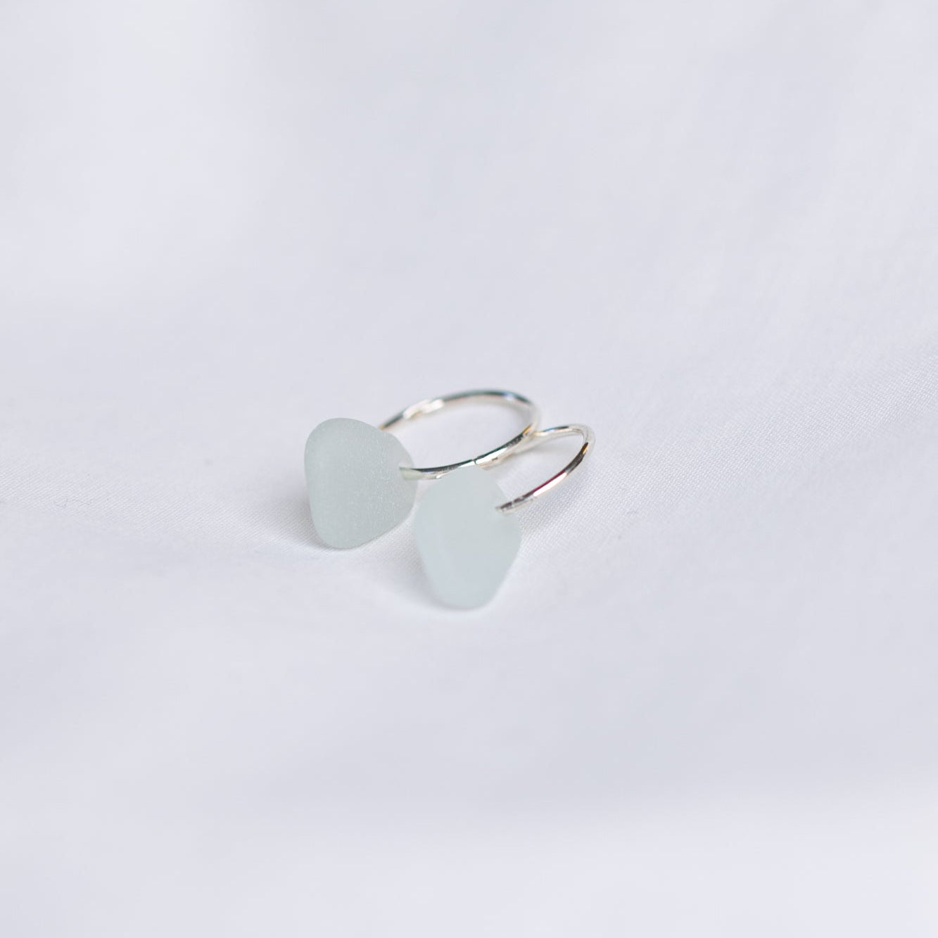 Sea Glass Sleeper Earrings