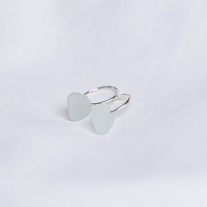 Sea Glass Sleeper Earrings