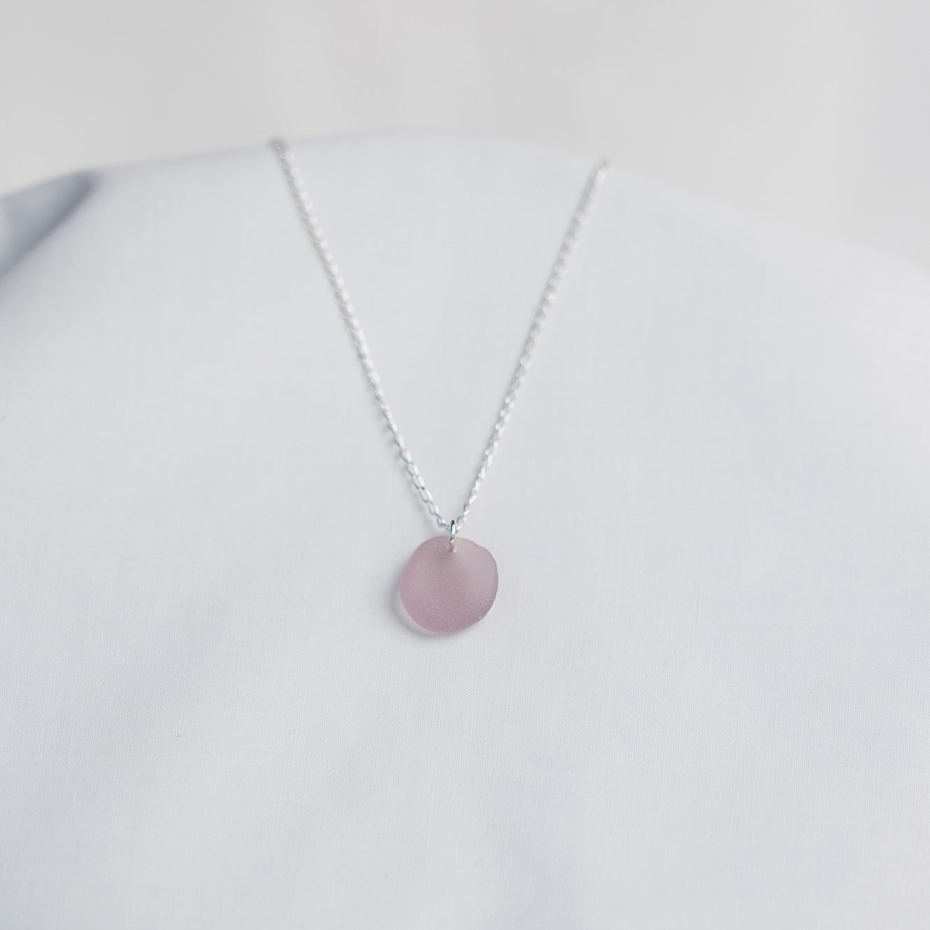 Sea Glass Necklaces - Lavender & Purples